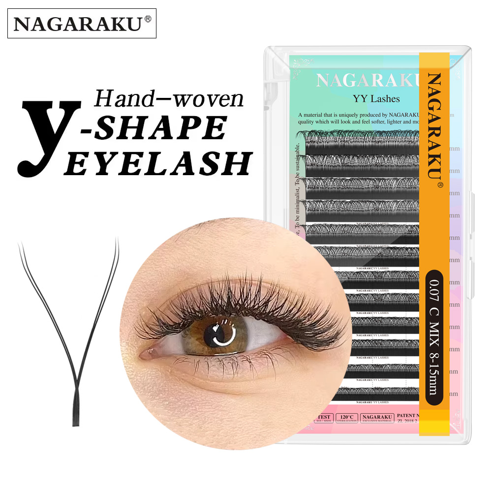 Eyelash Extension Yy - NAGARAKU YY Shape Hand Woven Premium