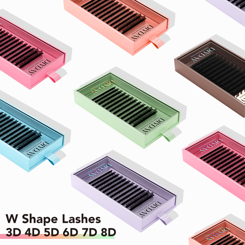 Eyelash Extension Yy - DIYDAY W Shaped Eyelash Extension Premade