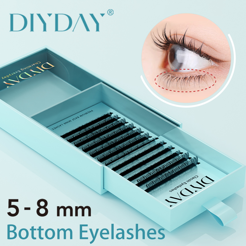 Eyelash Extensions Classic - DIYDAY Bottom Eyelash Extension B/C 5mm