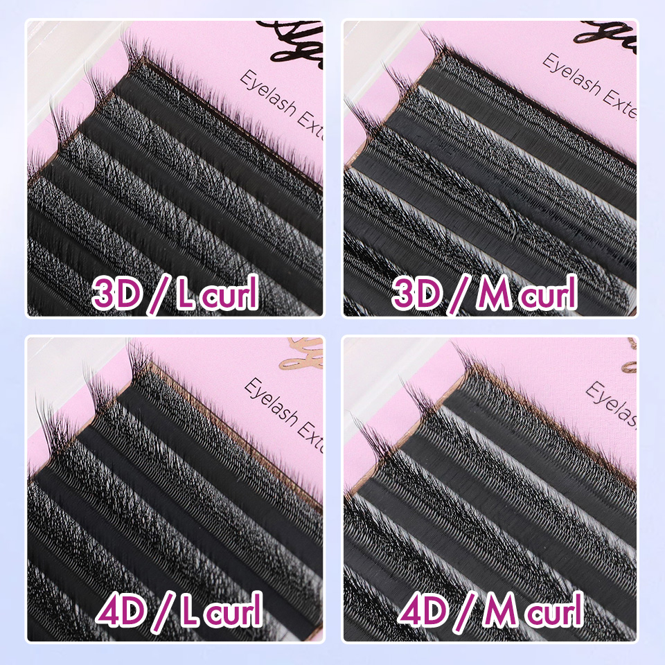 Eyelash Extension Yy - L M (LU ) Curl W