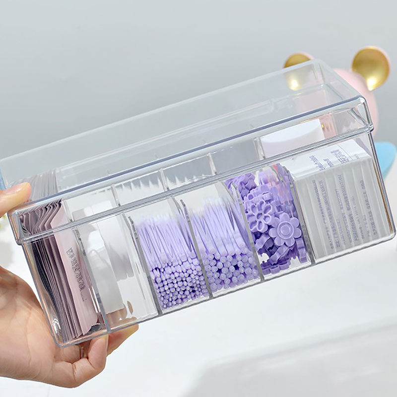 Eyelash Extension Glasses - Large Capacity Eyelash Tool Storage Box