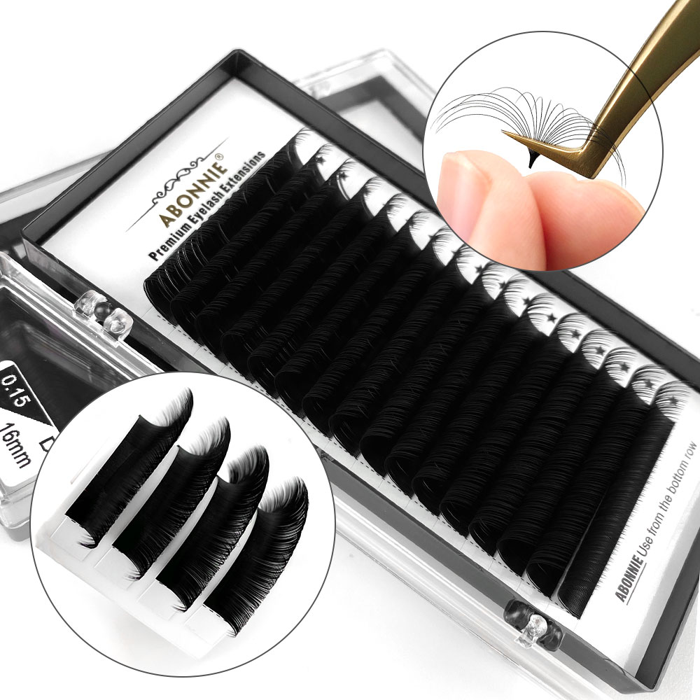 Eyelash Extensions Classic - Abonnie Eyelashes Extension Silk Soft Professionals