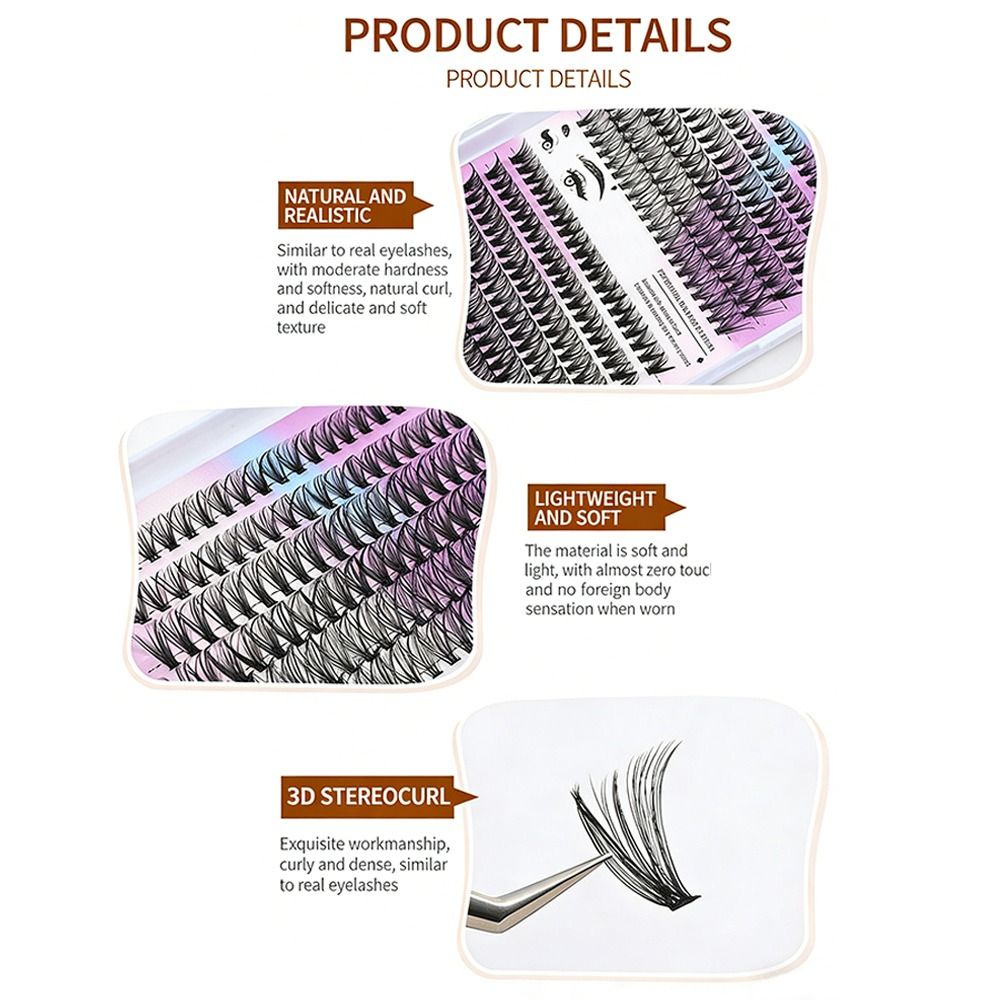 Natural Look False Eyelashes W - Eyelash Extension Kits 评论和价格