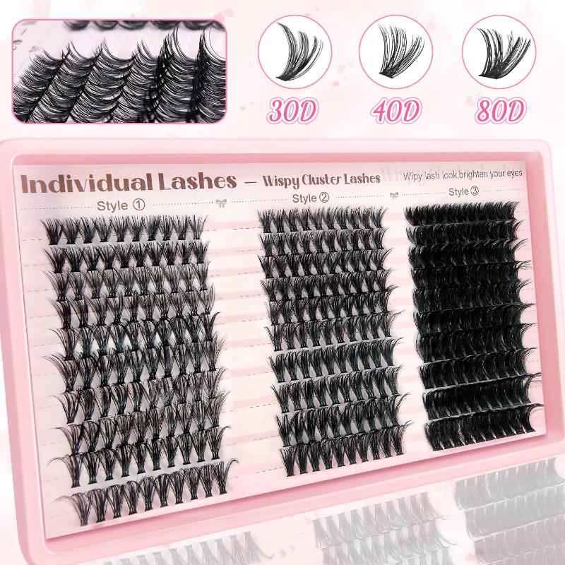30/40/80D Volume Eyelash Clust - Eyelash Extension Kits 评论和价格