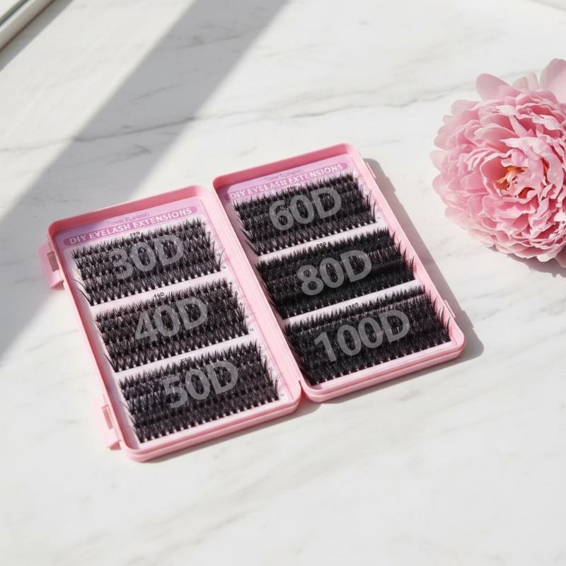 30D 100D Cluster Lashes Natura - Eyelash Extension Kits 评论和价格