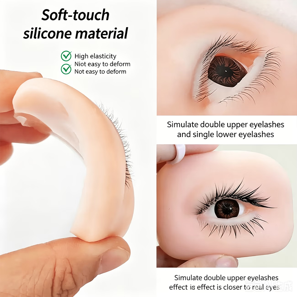 1/3 Layers Lashes Reusable Man - Eyelash Extension Doll Eye 评论和价格