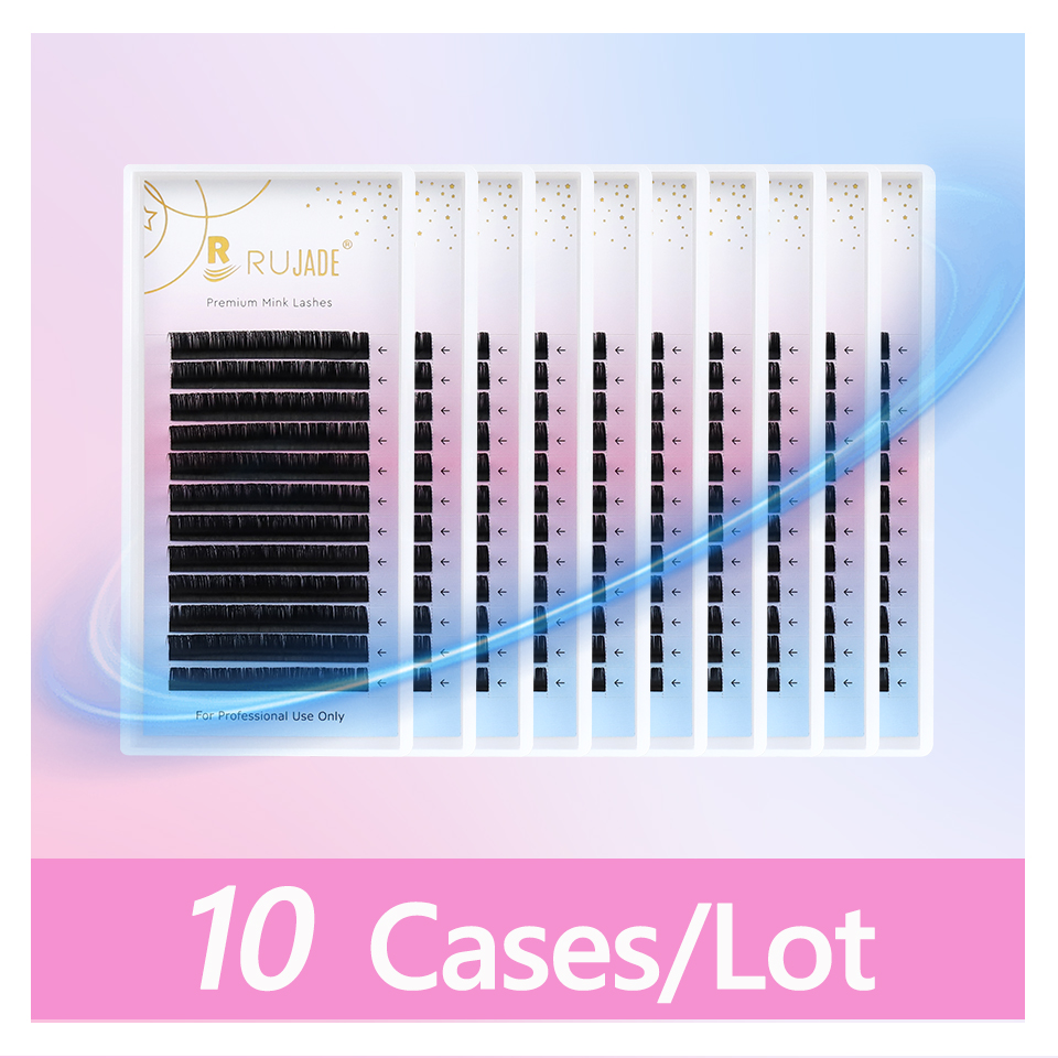 10 Trays Soft Matte Black Cash - Eyelash Extensions Classic 评论和价格