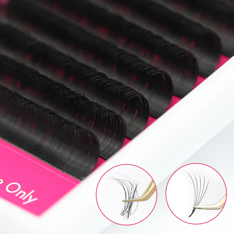 10 Trays Soft Matte Black Cash - Eyelash Extensions Classic 评论和价格