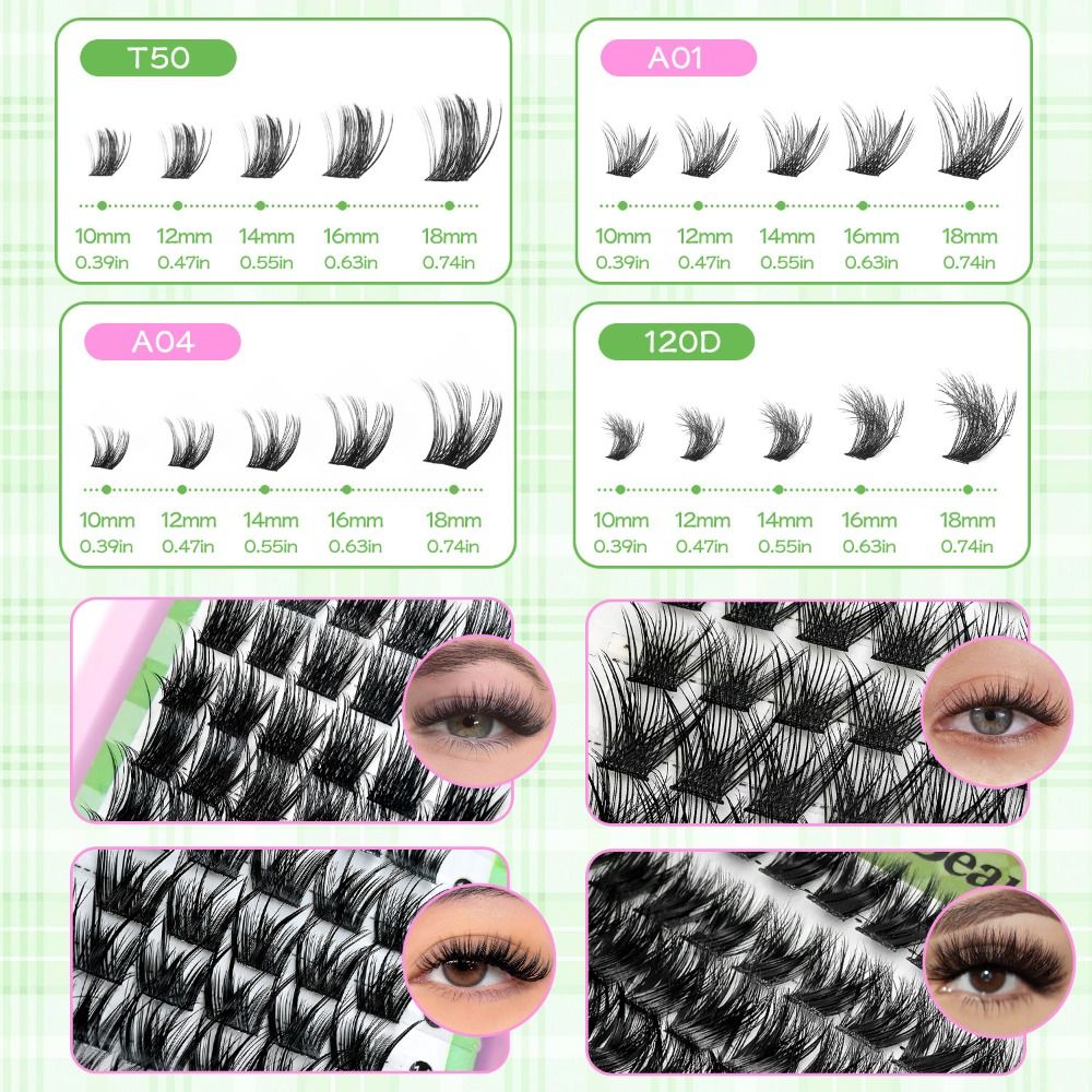Natural Look False Eyelashes W - Eyelash Extension Kits 评论和价格