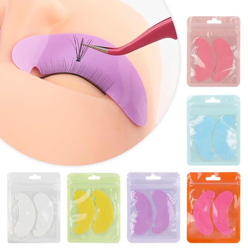 1/5 Pair Reusable Silicone Eye - Eyelash Extension Glasses 评论和价格