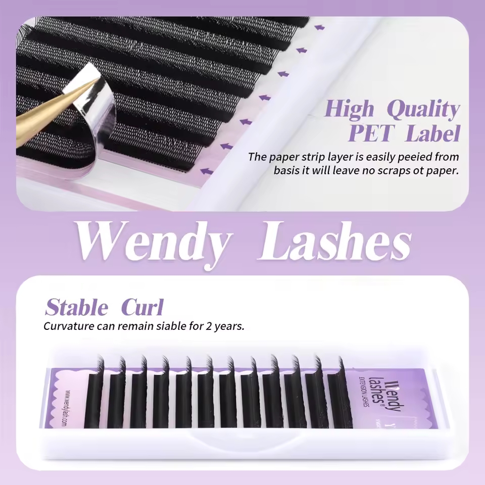 WENDY 2D YY Shape C/D Curl Eya - Eyelash Extension Yy 评论和价格