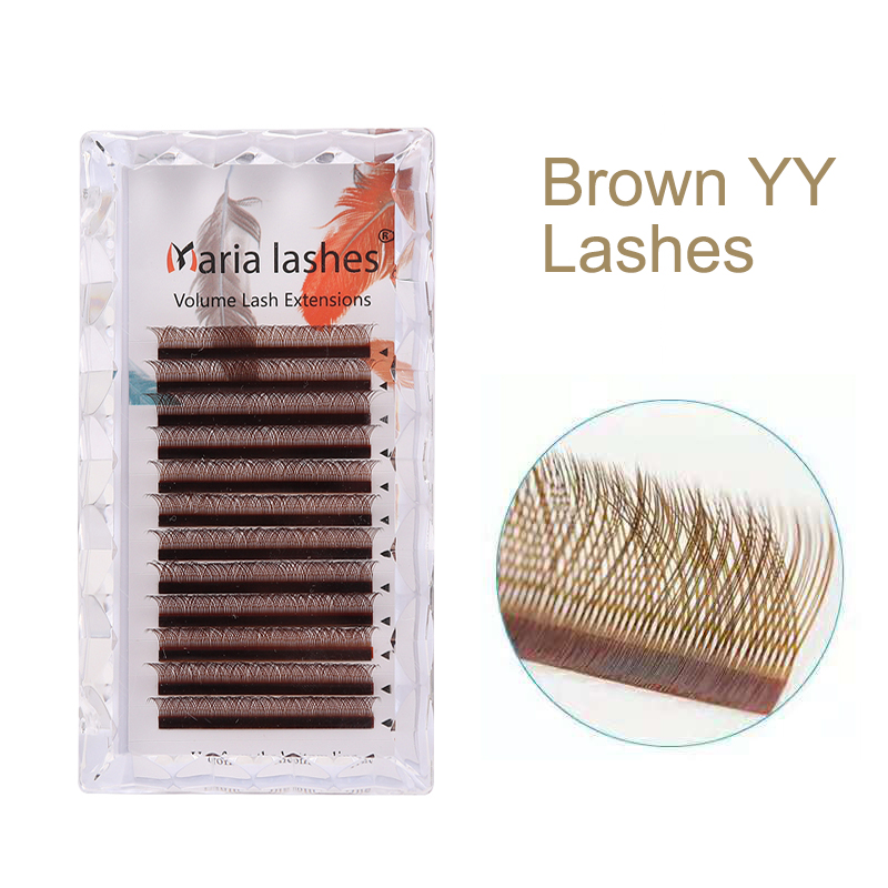 MARIA Brown YY Shaped Eyelash  - Eyelash Extension Yy 评论和价格
