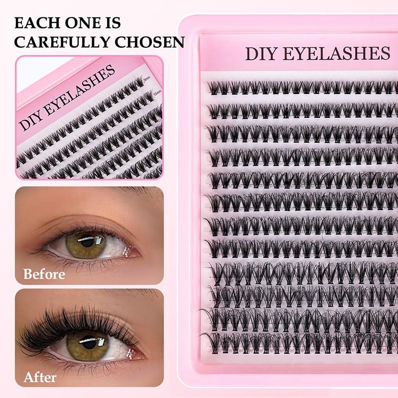 Natural Cluster Feathe-r Lash  - Eyelash Extension Kits 评论和价格