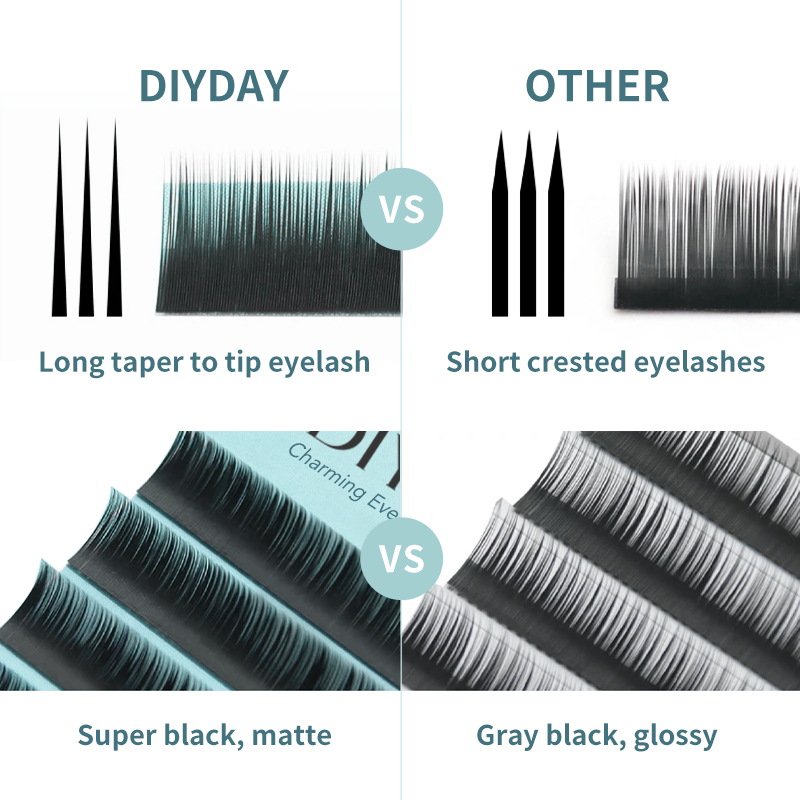 DIYDAY Bottom Eyelash Extensio - Eyelash Extensions Classic 评论和价格