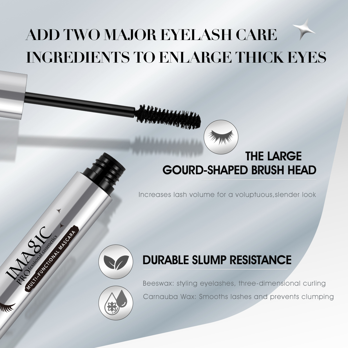 IMAGIC Black Mascara 4D Silk F - Eyelash Extension Images Free 评论和价格