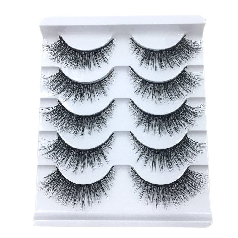 New 5 pairs of soft and thick  - Eyelash Extension Doll Eye 评论和价格