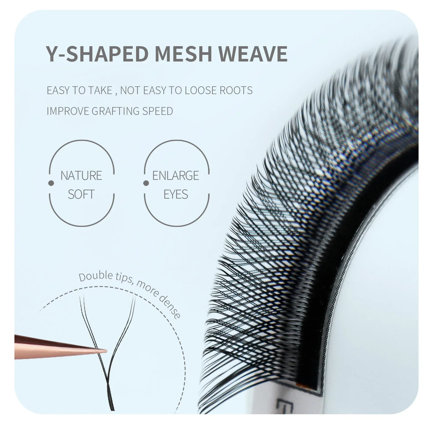 ANNAFRIS Brown W Shape Lash Ex - Eyelash Extension Yy 评论和价格