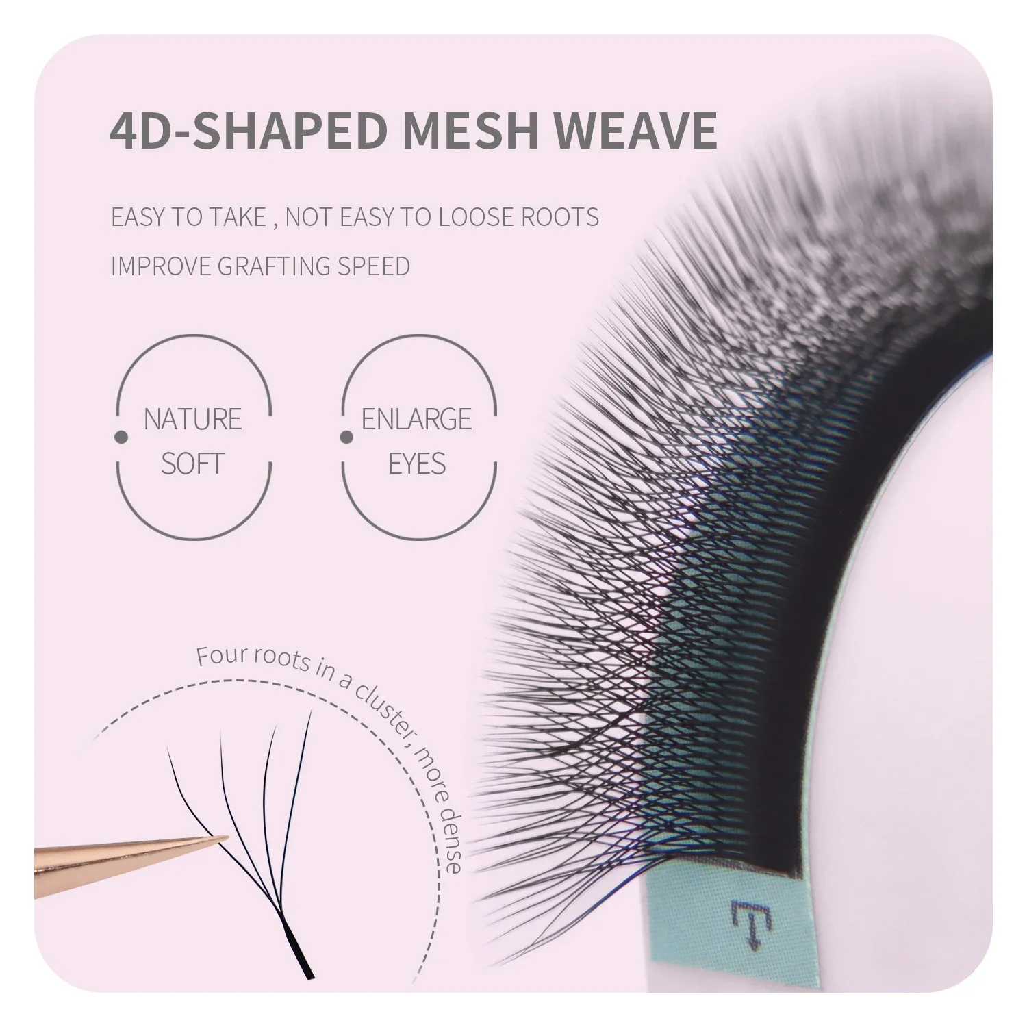 ANNAFRIS Brown W Shape Lash Ex - Eyelash Extension Yy 评论和价格