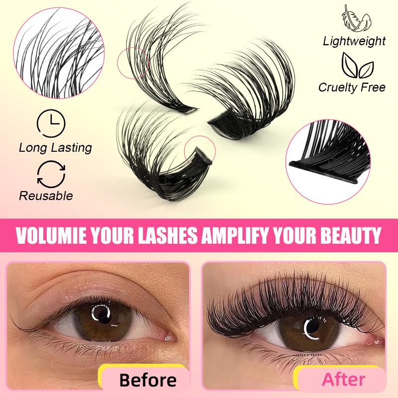 Cluster Lashes Kit Individual  - Eyelash Extension Kits 评论和价格