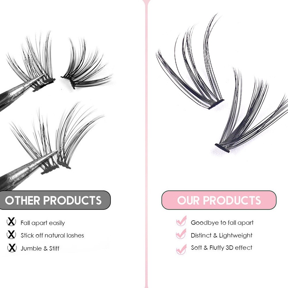 8-16mm Length False Eyelashes  - Eyelash Extension Kits 评论和价格