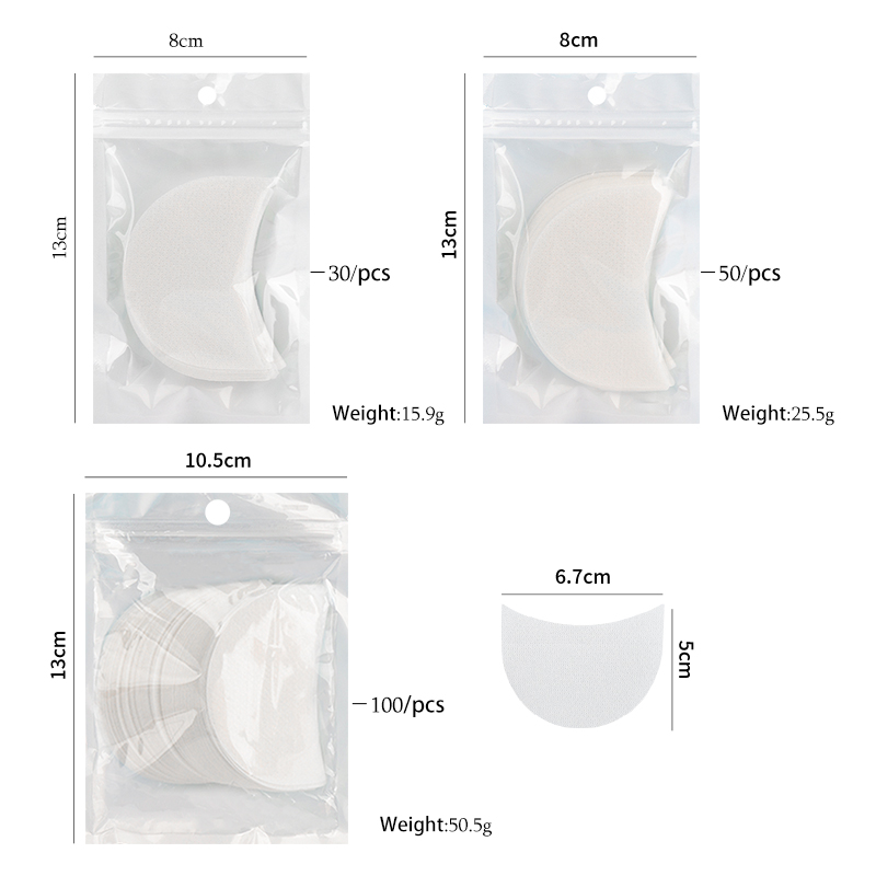 30/50/100 Eyeshadow Shield Und - Eyelash Extension Glasses 评论和价格