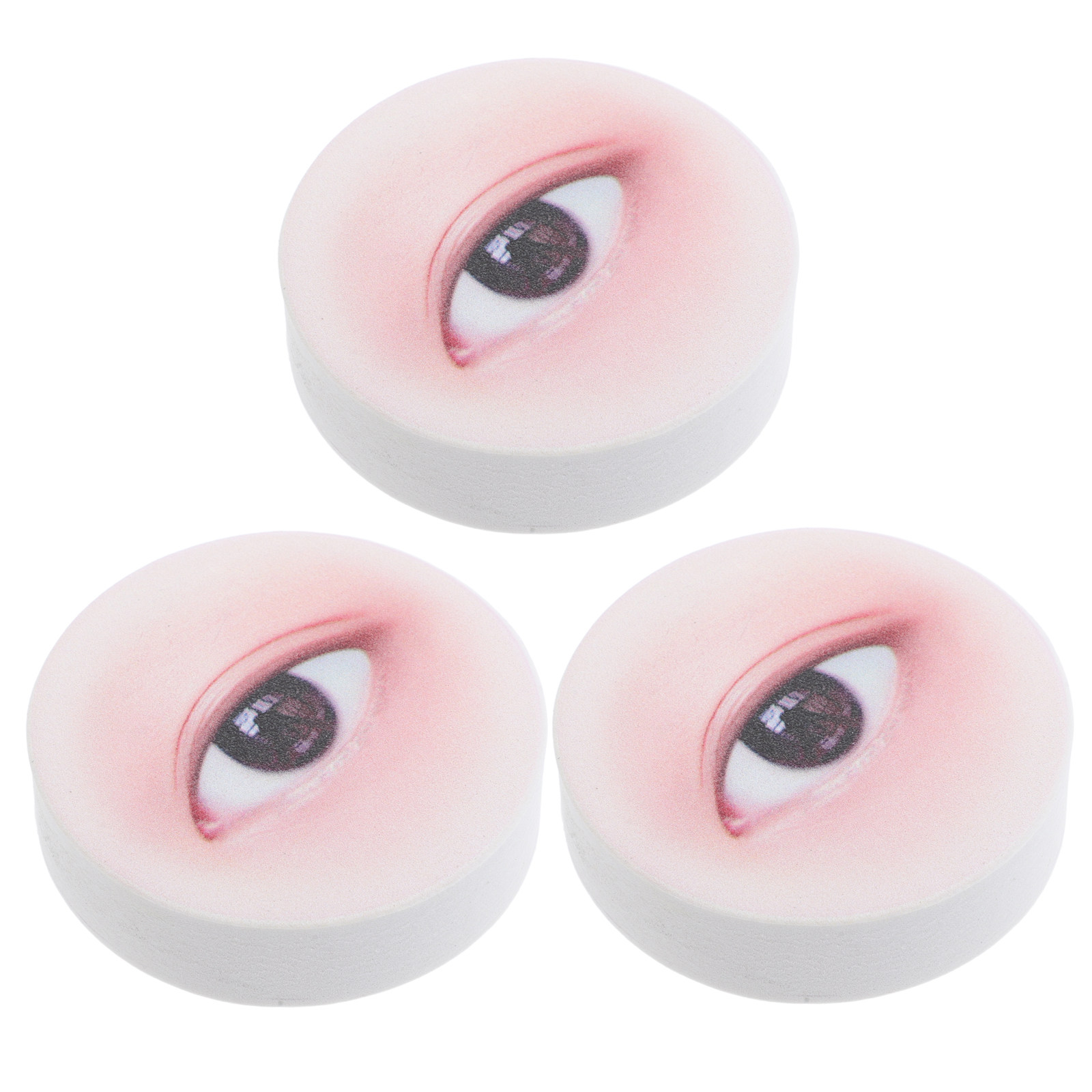 3Pcs Lash Extension Practice B - Eyelash Extension Kits 评论和价格