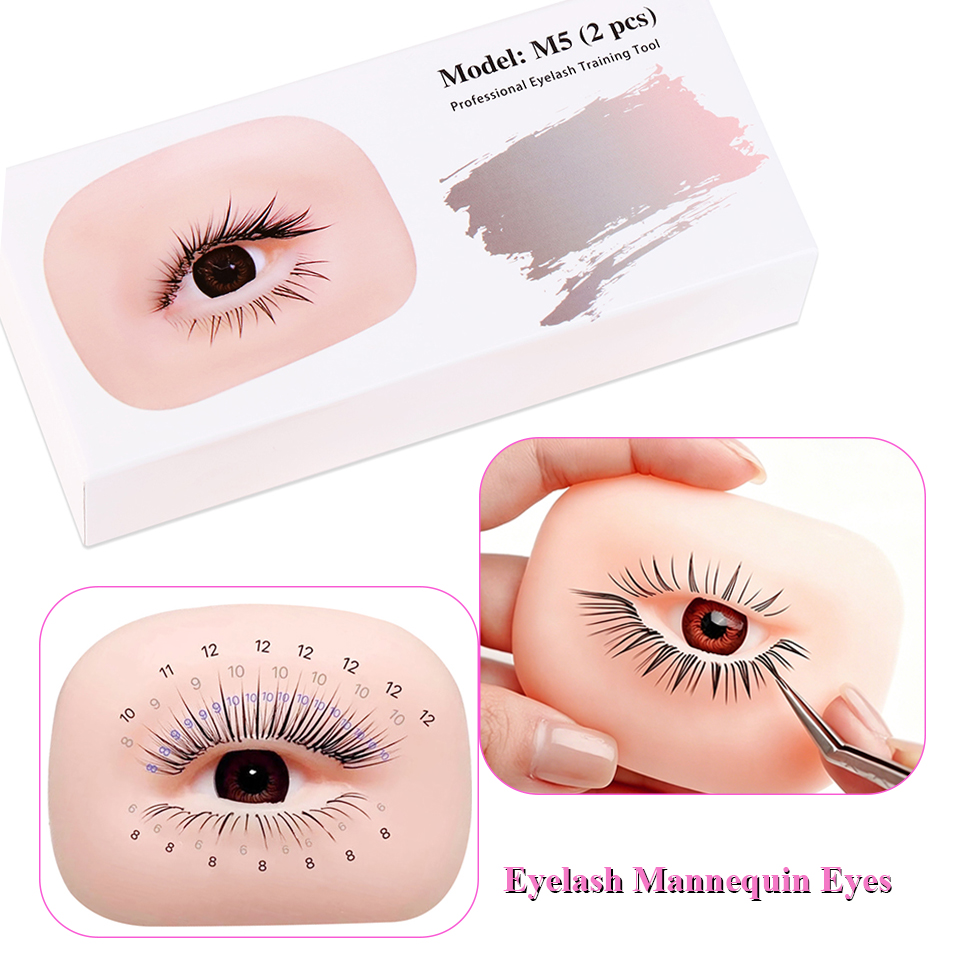 3 Layers Lashes Eyes Model Eye - Eyelash Extension Doll Eye 评论和价格