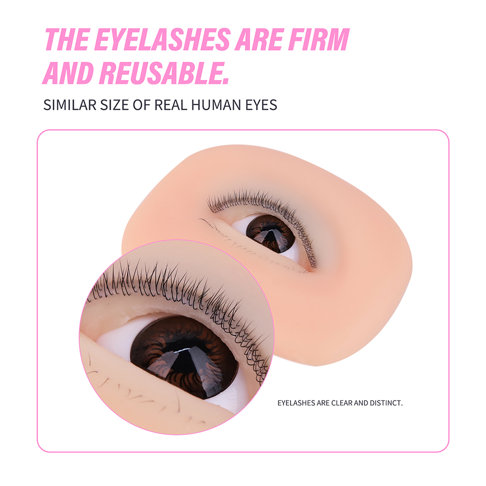 3 Layers Lashes Eyes Model Eye - Eyelash Extension Doll Eye 评论和价格