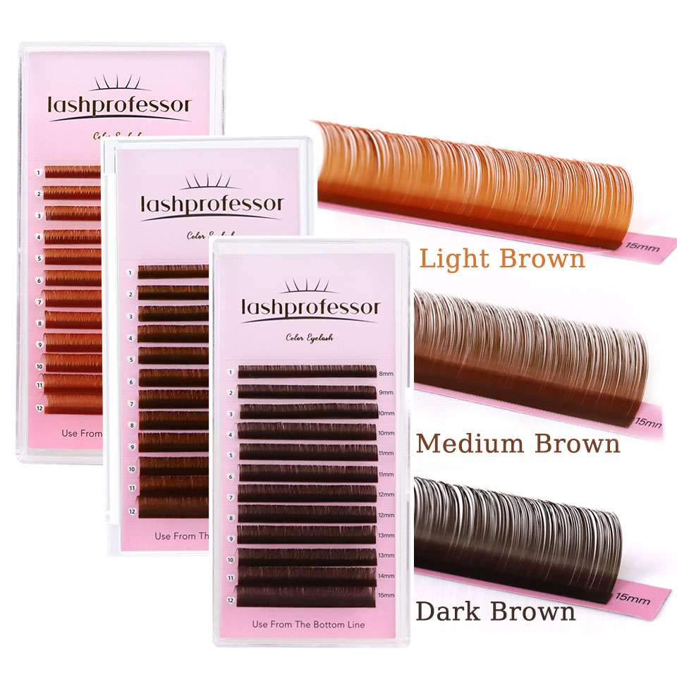 Cocoa Chocolate Brown Eyelashe - Eyelash Extensions Classic 评论和价格