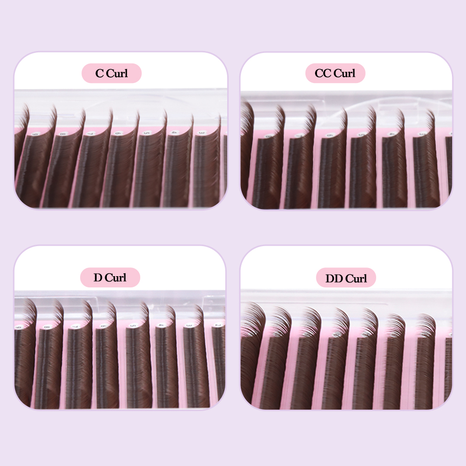 Cocoa Chocolate Brown Eyelashe - Eyelash Extensions Classic 评论和价格