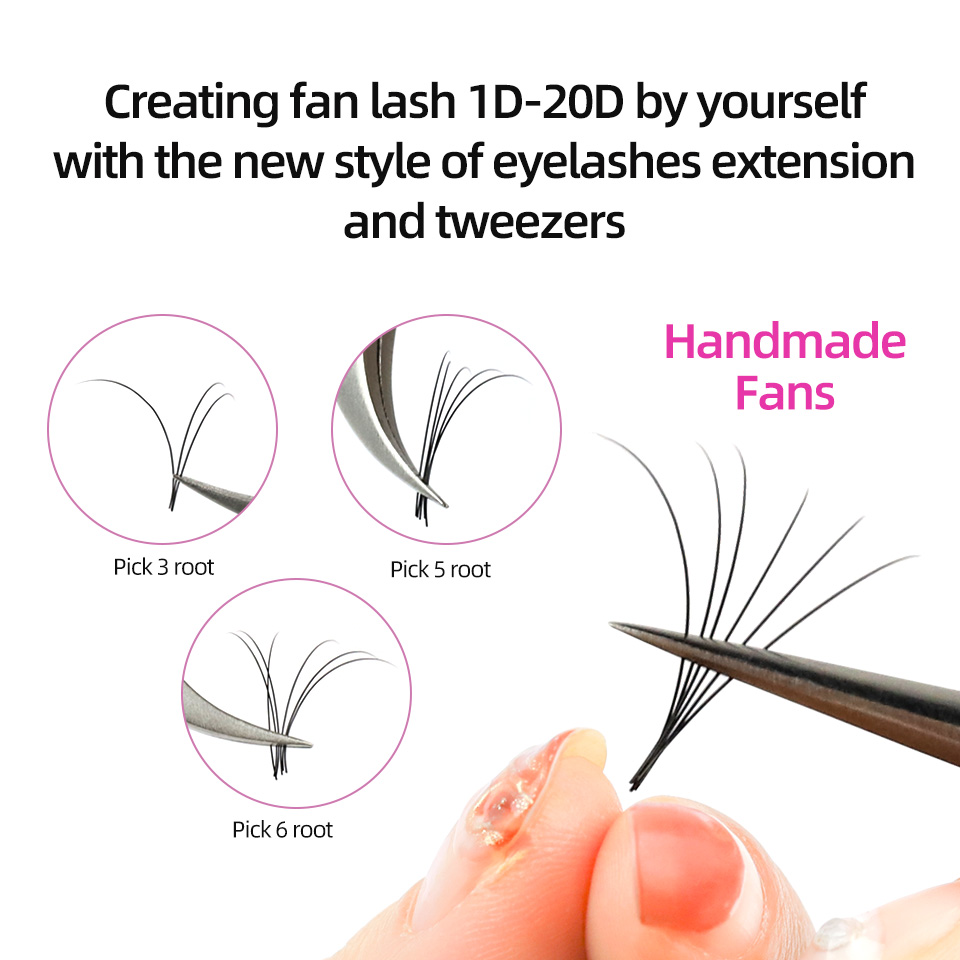 RUJADE 5 Cases/Lot False Eyela - Eyelash Extensions Classic 评论和价格