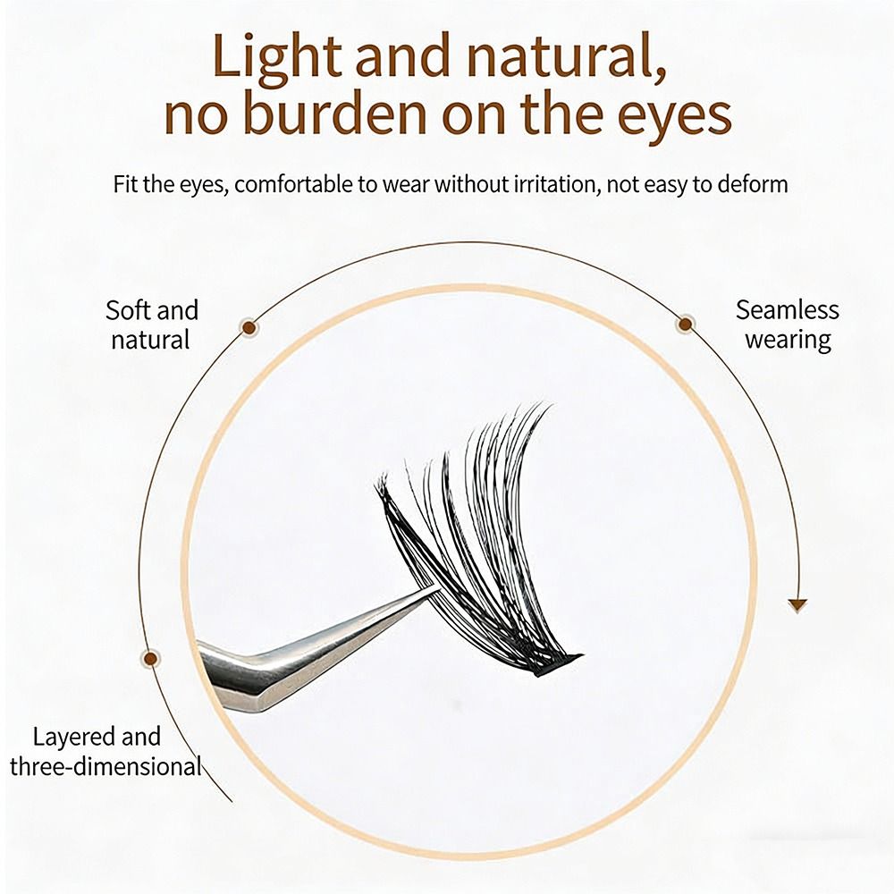 Natural Look False Eyelashes W - Eyelash Extension Kits 评论和价格